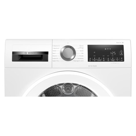 Bosch | WQG245AMSN Series 6 | Dryer Machine | Energy efficiency class A++ | Front loading | 9 kg | Sensitive dry | LED | Depth 6 - 3